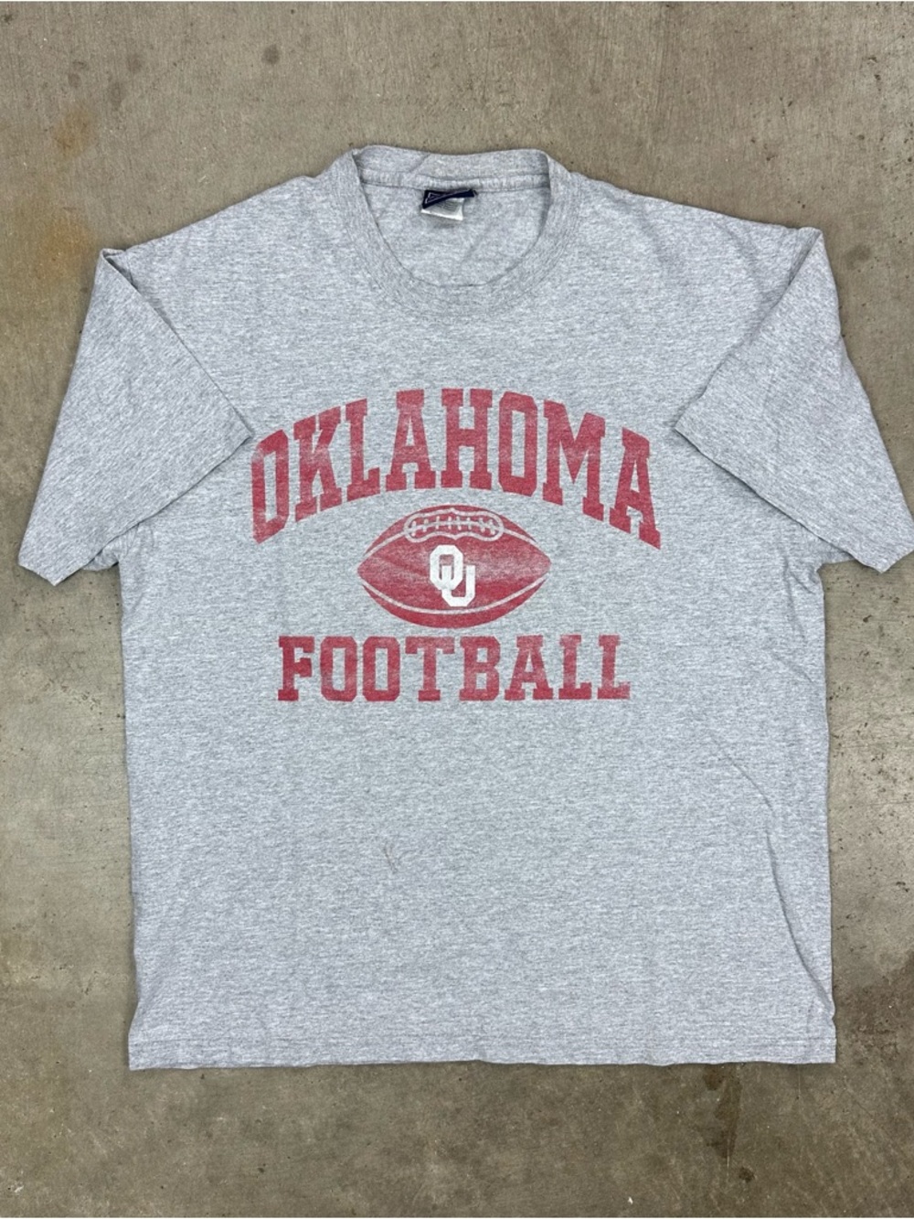 Vintage OU Sooners Football Faded T-Shirt